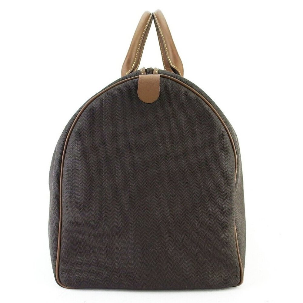 Dunhill Boston bag Black brown gold Women Authentic secondhand